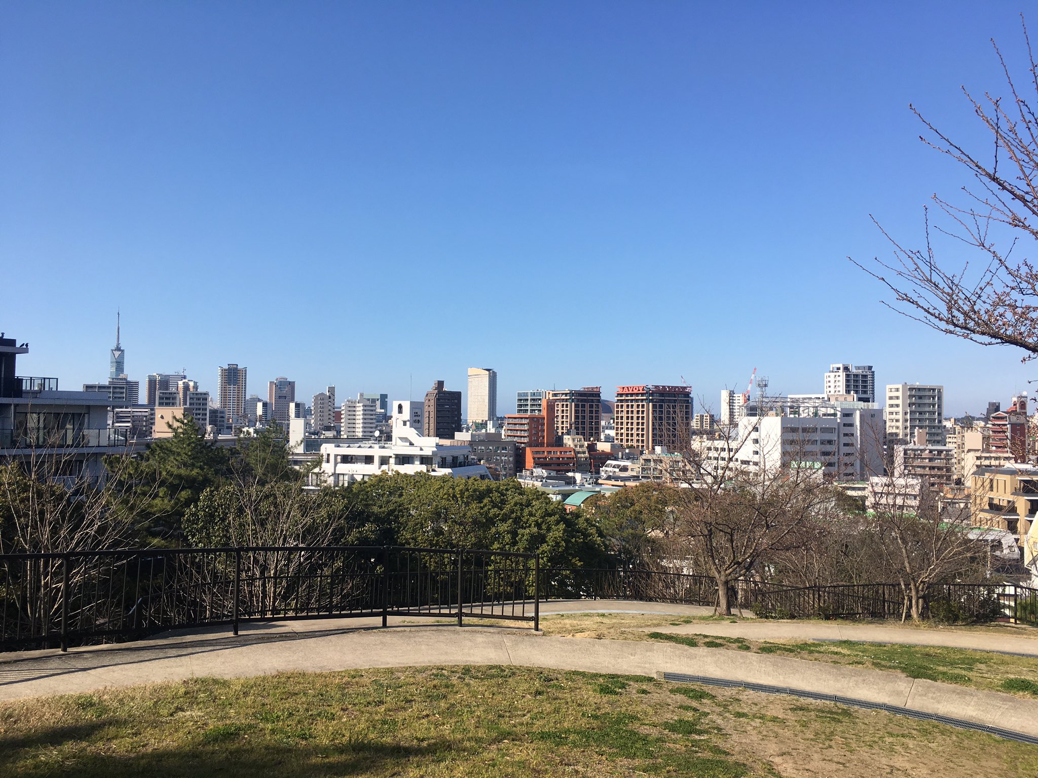 福岡市の街並み