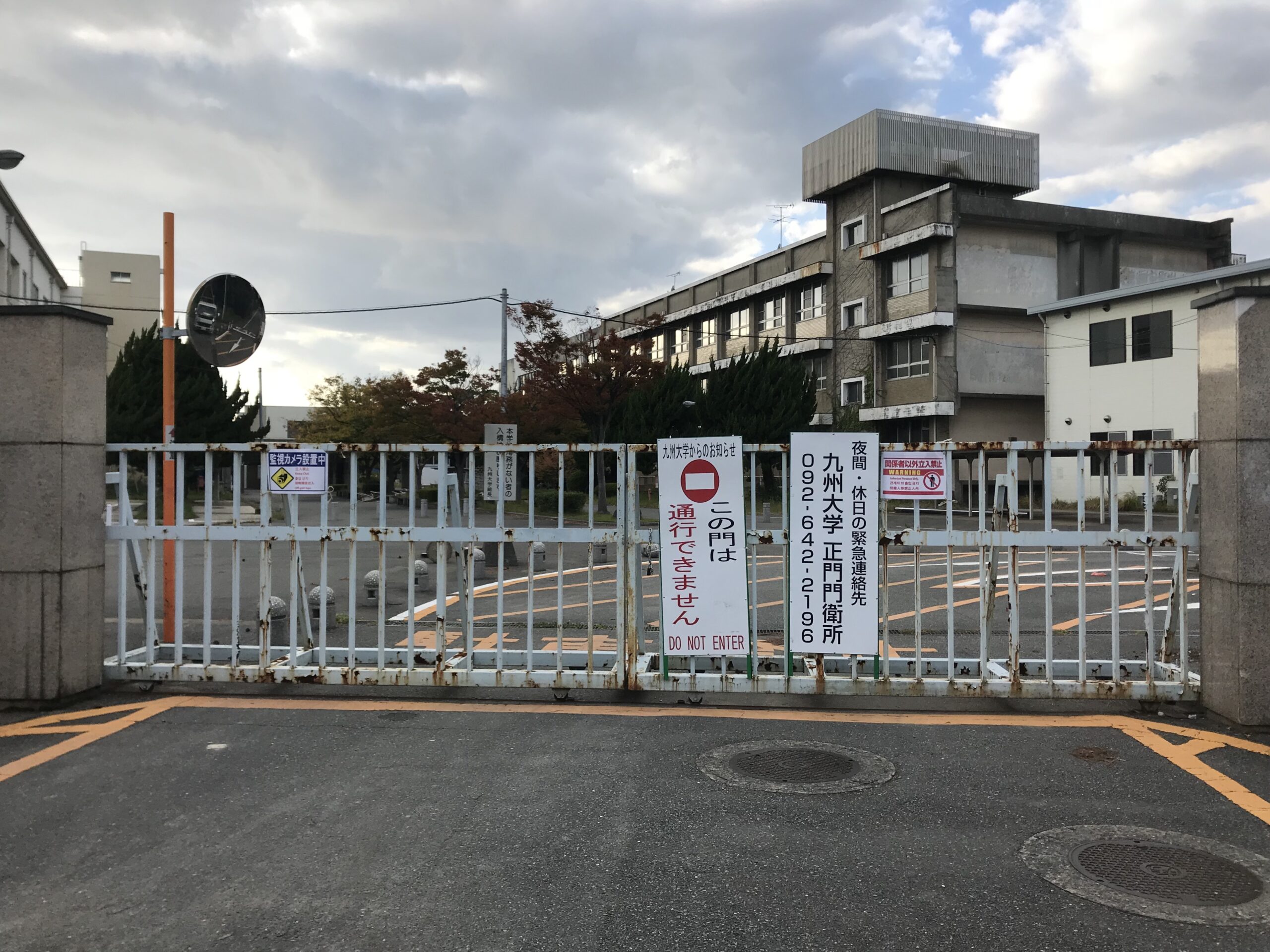 九州大学箱崎キャンパスの構内